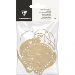 Kraft gift tags, Christmas balls._1