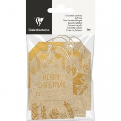 Kraft gift tags, rectangles.