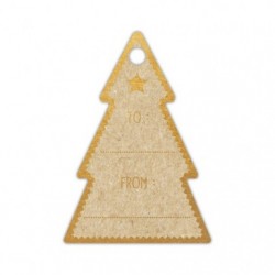 Kraft gift tags, Christmas trees._1