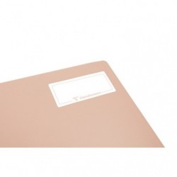 Carnet piqué Koverbook Blush 11x17cm 96 pages petits carreaux couverture polypropylène opaque bicolore Couleur aléatoire._1