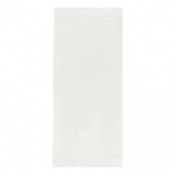 Soie, sachet 6 fles 50x70 cm blanc.