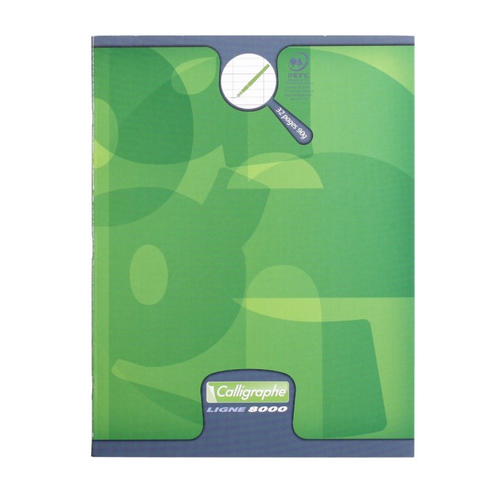 Cahier d'écriture piqué 8000 CARTE