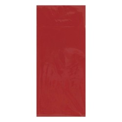 Soie, sachet 6 feuilles 50x70 cm - Rouge