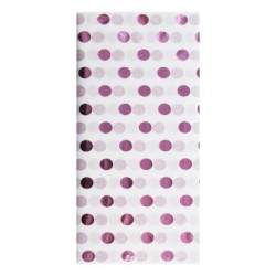 Soie, sachet 3 feuilles 50x70cm - Blanc et rose