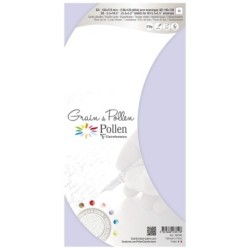 Carte pliée Grain de Pollen 13,5x13,5cm_1