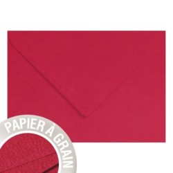 Enveloppe Grain de Pollen C5 (16,2x22,9cm) - Cerise - Cerise
