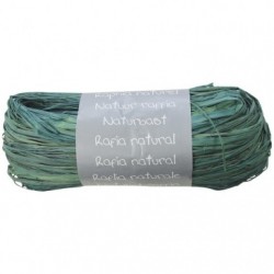 Pelote raphia naturel 50g, Turquoise._1