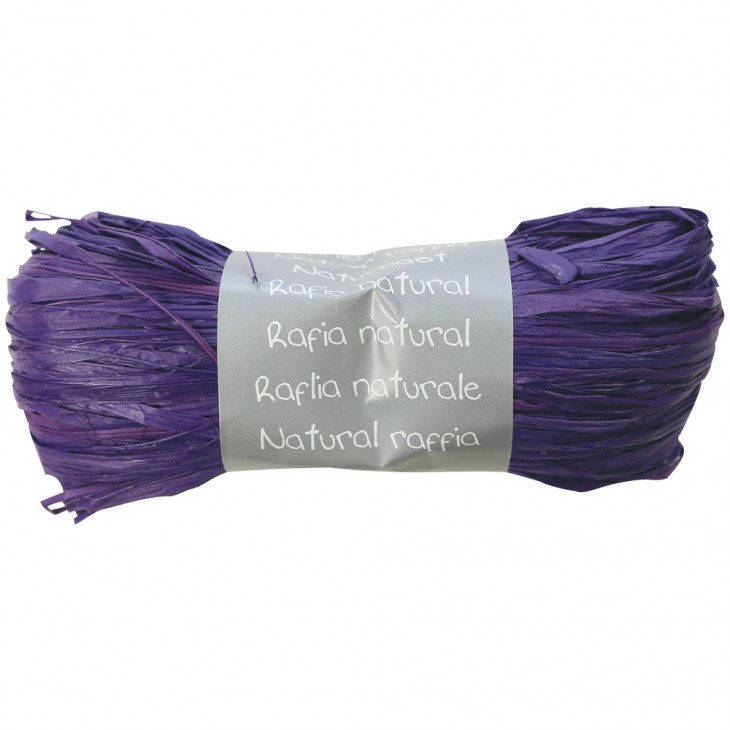 Natural Raffia ball 50g assorted colours. Clairefontaine