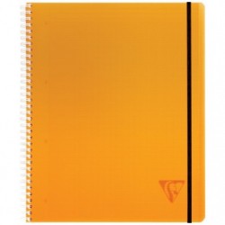 ProactivBook Linicolor FRESH cahier reliure intégrale A4+ 160 pages détachables perforé 4 trous grands carreaux + cadre en-tête_1