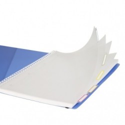 ProactivBook Linicolor FRESH cahier reliure intégrale A4+ 160 pages détachables perforé 4 trous grands carreaux + cadre en-tête_1