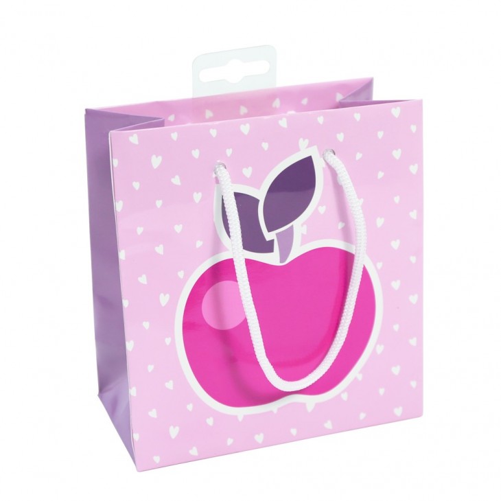 La vie en rose, sac petit 14x7,5x15cm Pomme.