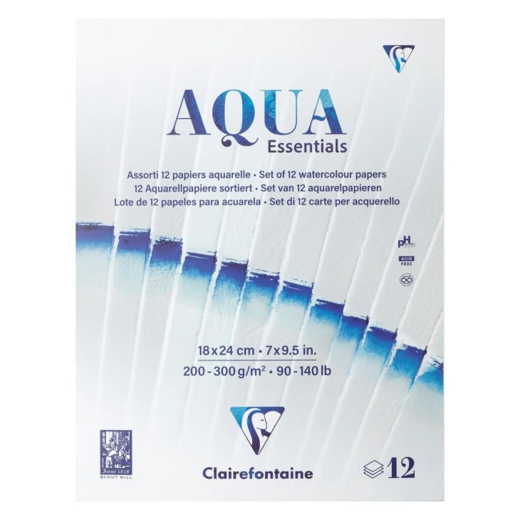 Aqua Essential 300g Sized Watercolor Paper Pad