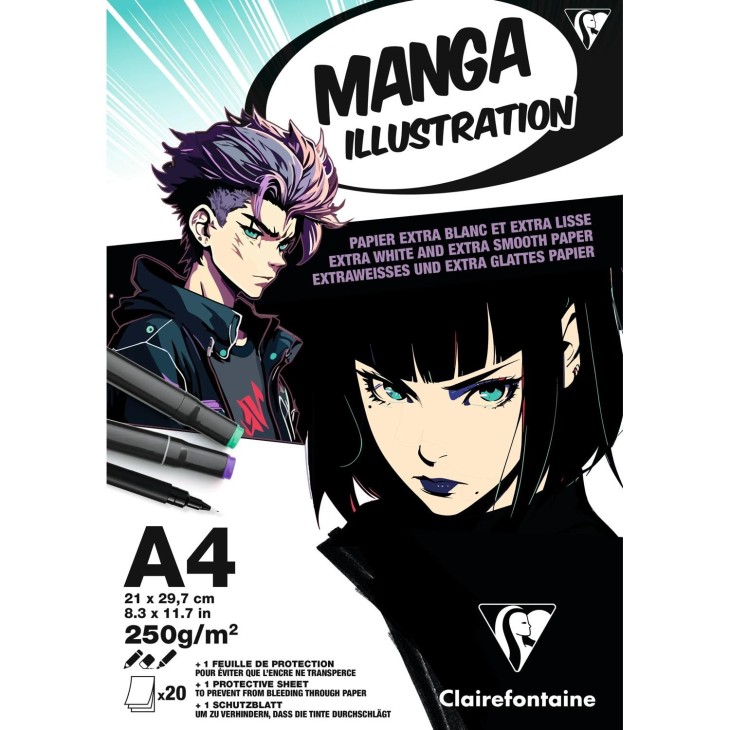 Manga Illustration paper pad 250g