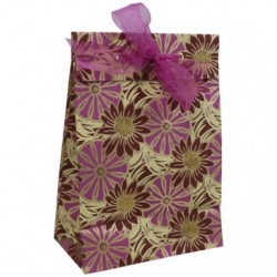 Clairefontaine MANALI, gift bag, 21x15x8cm. Flower design.