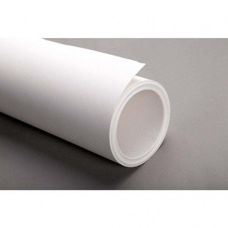 Roll of drawing white paper 1,5x10m 180gsm.