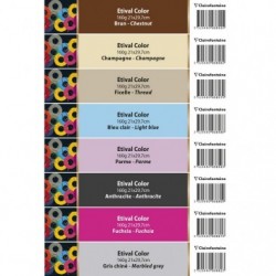 Etiquettes Etival Color A4 160g.