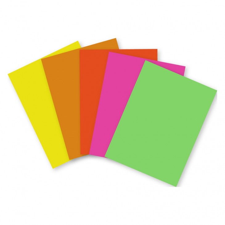 Clairefontaine Fluorescent Poster, 90g, 10x0,6m, Green.