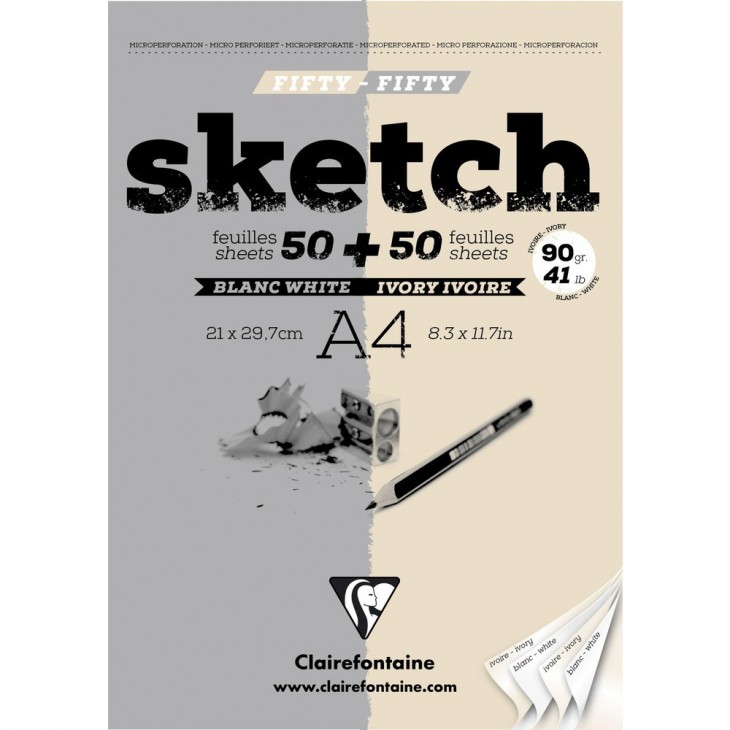 6031 Clairefontaine Crok Sketch Notebooks Stapled on side or on top for  larger