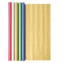 Display of Unicolor paper roll 2x0,7m, assortment of plain colours._1
