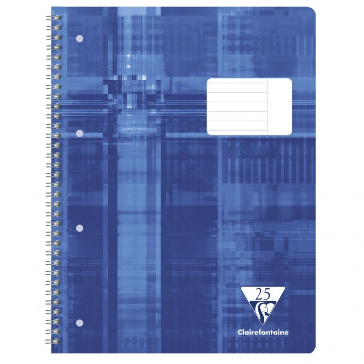 Clairefontaine Wirebound Notebook A4+ Lined Margin.