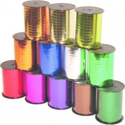 Metallic gift-wrappin ribbon 250m x 7mm._1