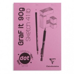 GraFit dot bloc agraphé 80F A4 90g.