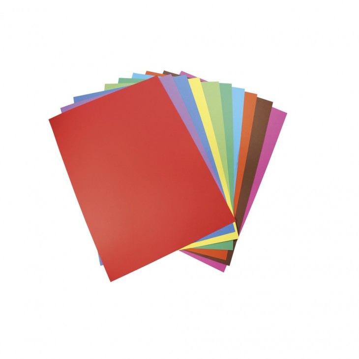 TownStix 100 feuilles, A4 120 g/m² Papier Couleur Cartonné Coloré - 10  Couleurs : : Cuisine et Maison