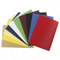 Clairefontaine Mini Corrugated Card, 21x29.7cm, 230g, Assorted._1