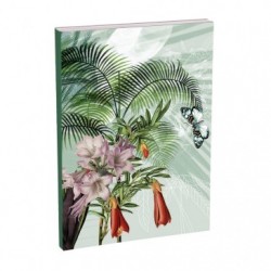 Jungle harmony, Carnet broché A5 - 14,8 x 21 cm, dos toilé, couverture rigide, 160 pages, ligné, pochette à soufflet, tranche de_1