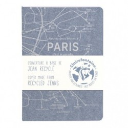 Jeans métro, Carnet piqué cousu fil A6 - 10,5 x 14,8 cm, 96 pages, ligné, ass._1