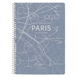 Jeans métro, Cahier reliure intégrale A4 - 21 x 29,7 cm, 148 pages, Ligné + marge, ass._1