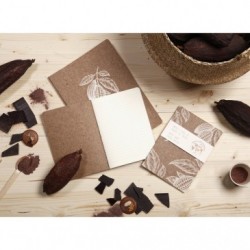 Cocoa motif, Carnet piqué cousu fil A5 - 14,8 x 21 cm, 96 pages, ligné, ass._1