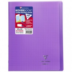 Clairefontaine, Cahier Koverbook, A4, 210 x 297 mm, Séyès, Rouge