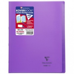 Cahier polypro Calligraphe grand format 24x32 96p petits carreaux