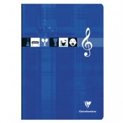 Clairefontaine Music and Song Staplebound Notebook A4 +Seyes.