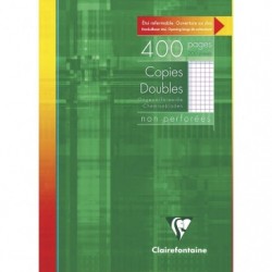 Clairefontaine Unpunched Double Sheets White, A4 5x5 Ruled ._1