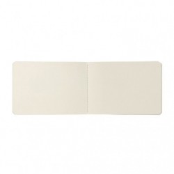 Carnet piqûre textile France 14,8x10,5 cm 48 pages uni visuel Camembert papier ivoire._1