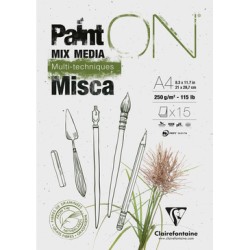 Bloc papier multi-techniques PaintON MISCA 250g