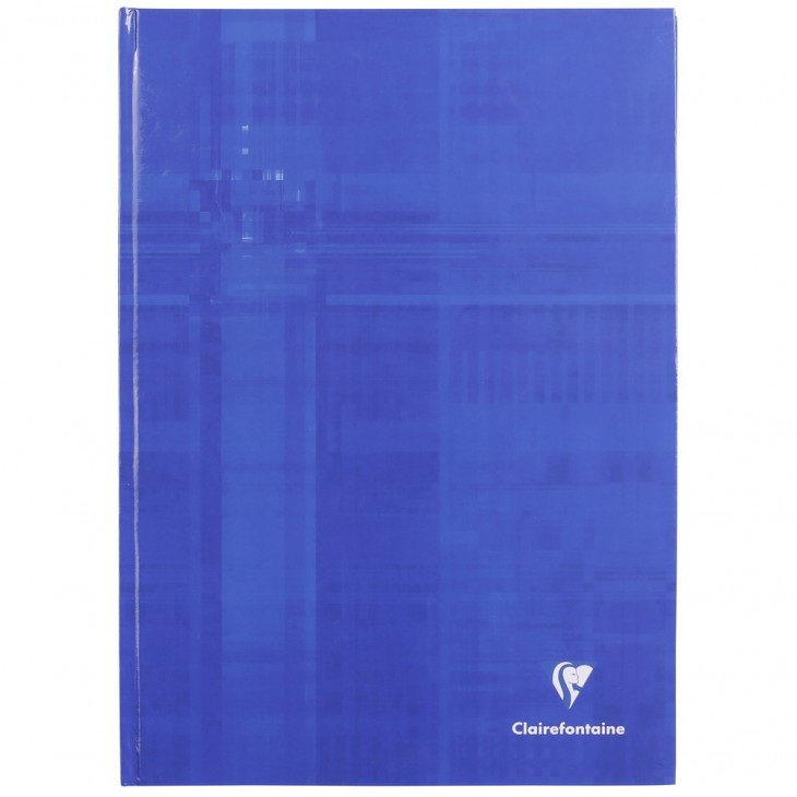 Clairefontaine 9045C Cahier broché rembordé rigide 192 pages lignées avec marge couverture pelliculée 90 g 21 x 29,7 cm Couleur Aléatoire 