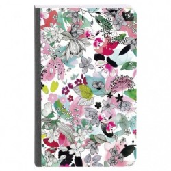 Clairefontaine Blooming, Clothbound Notebook, 9x14cm, 72 Sheets, Lined, Assorted, 1 Pack of 4._1