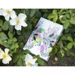 Clairefontaine Blooming Hard Cover Notebook, 11x15,5cm, 80 Sheets, Plain, Magnetic Closure, Assorted, 1 Pack of 4._1