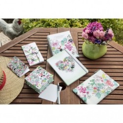 Clairefontaine Blooming Wirebound Notebook, A5 - 14,8x21cm, 60 Sheets, Lined, 6 Pockets, Assorted, 1 Pack of 4._1