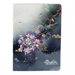 Sakura dream, Cahier piqué, A5 - 14,8 x 21 cm, 96 pages, ligné, ass._1