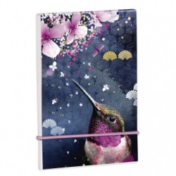 Sakura dream, Bloc shopping, 8 x 11,5 cm, 50 feuillets, unis, fermeture élastique, ass._1