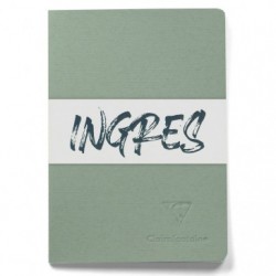 Ingres, Carnet cousu fil A5 - 14,8 x 21 cm, 96 pages, ligné, avec bandeau, ass._1