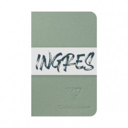 Ingres, Carnet cousu fil 7,5 x 12 cm 48 pages, ligné, avec bandeau, ass._1
