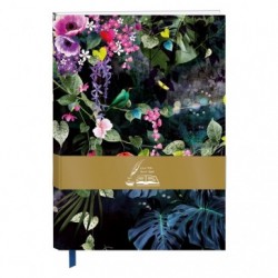 Tropical dream, Livre dor rembordé rigide A5 - 14,8 x 21 cm, 160 pages, uni, simili cuir._1