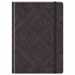 Aïda, Hard Cover Notebook, A6 - 10,5x14,8cm, 72 Sheets, Lined with Elastic, Leatherette Cover._1