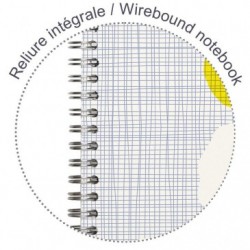 Zephir, Wirebound Notebook, A4, 50 Shts, Q5x5._1