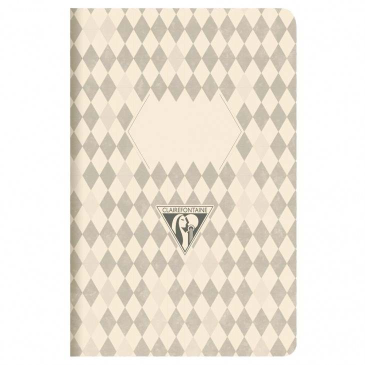 Back to Basics Set de 3 piqûres textile 9x14 cm 64 pages ligné papier ivoire 90 g.
